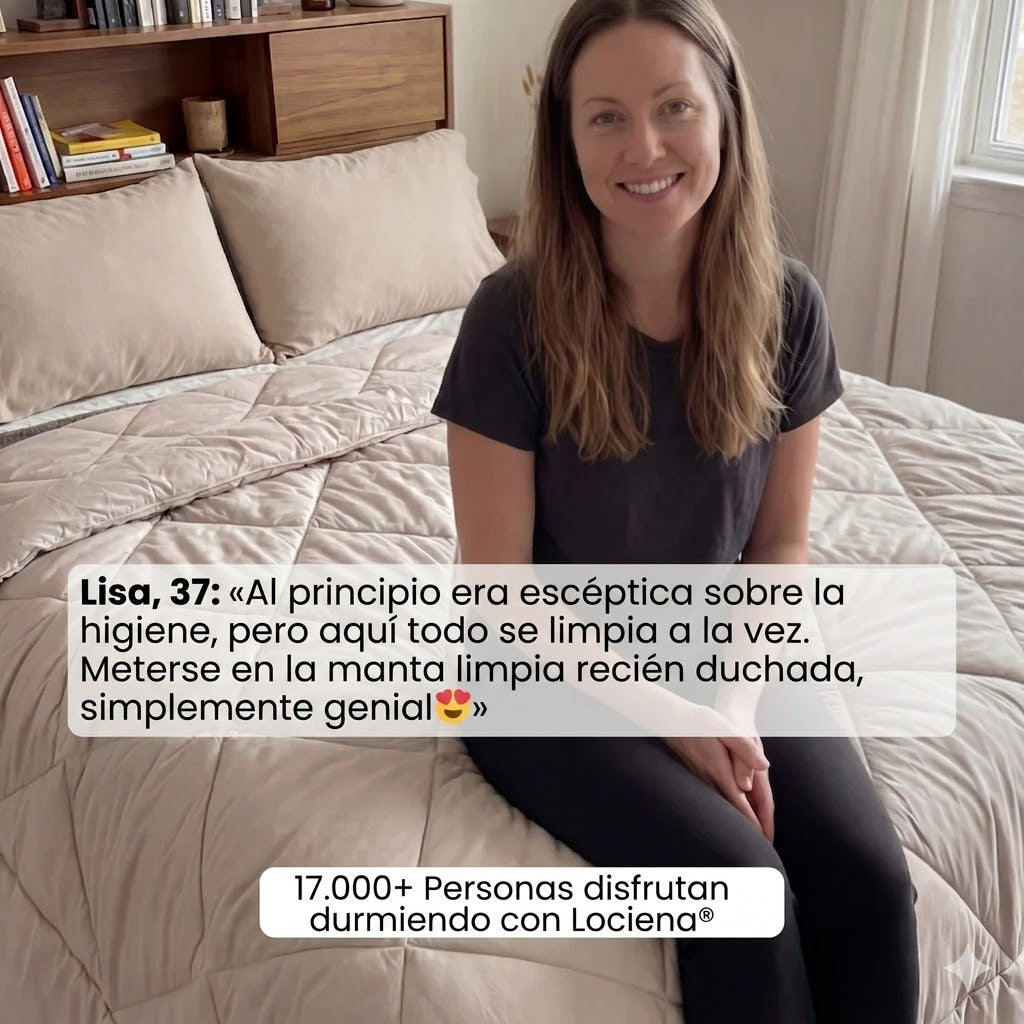 Lociena® Manta – El Edredón 2 en 1 de secado rápido que hace innecesaria la ropa de cama.