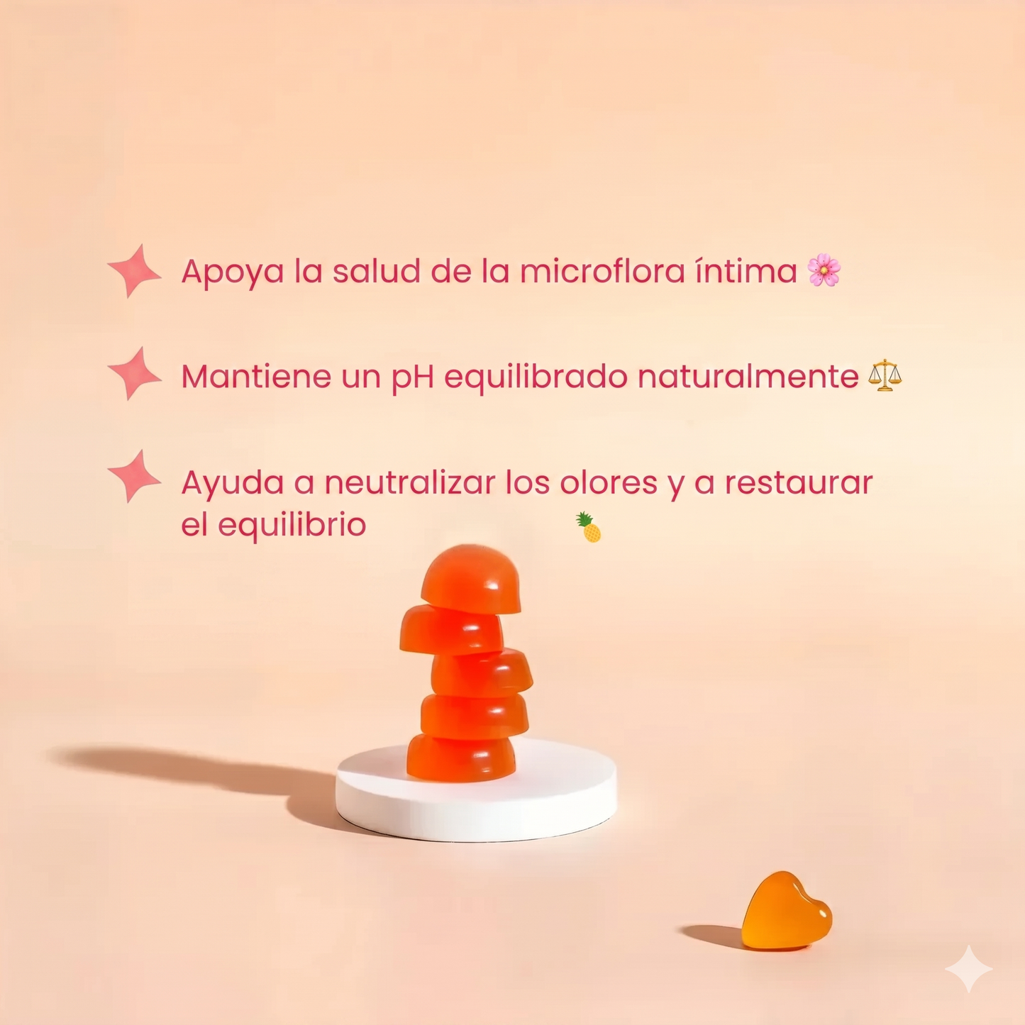 Gummies Equilibrio Femenino - Piña | 1 + 1 DE REGALO