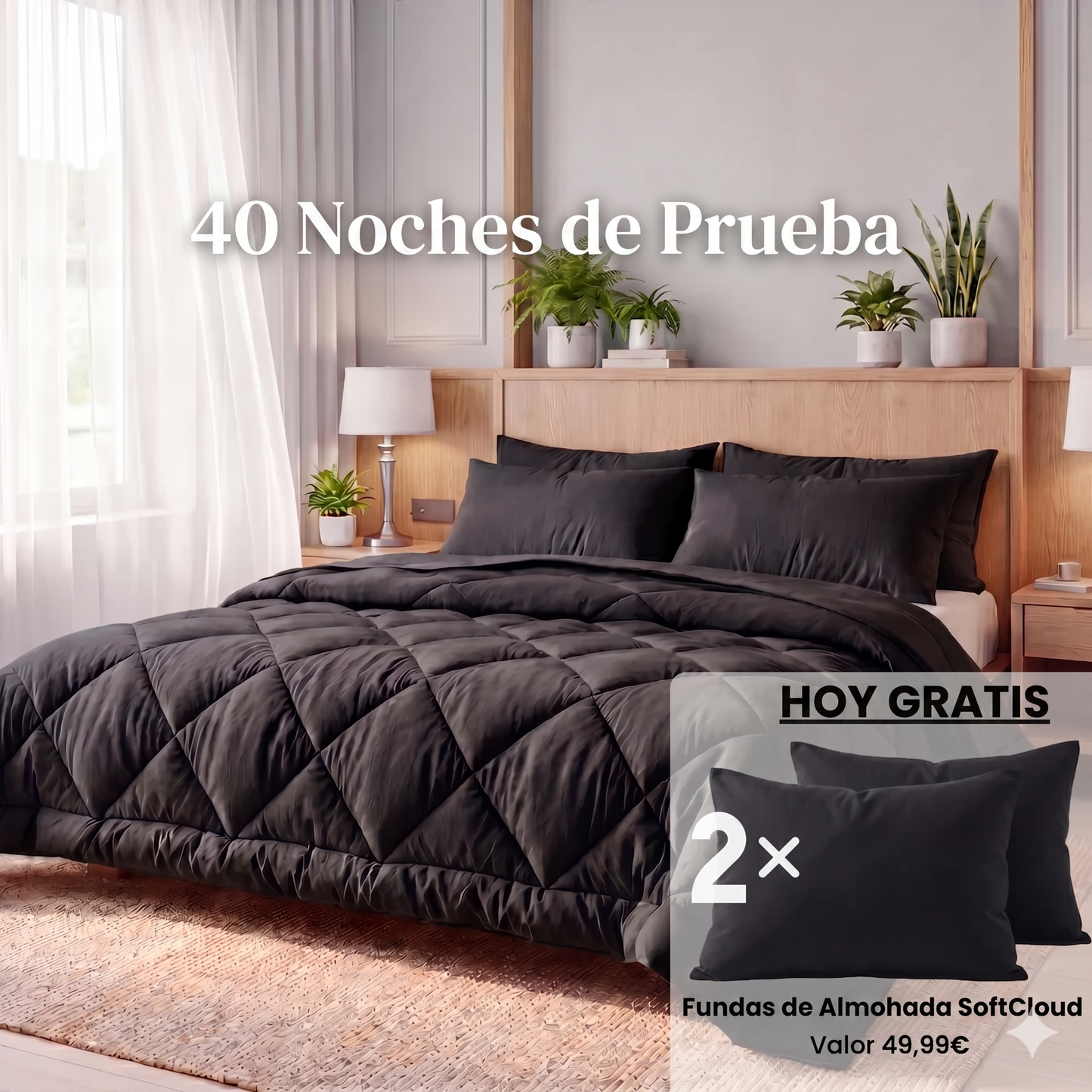 Lociena® Manta – El Edredón 2 en 1 de secado rápido que hace innecesaria la ropa de cama.