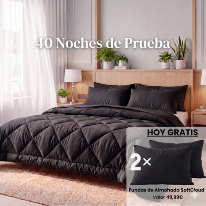 Lociena® Manta – El Edredón 2 en 1 de secado rápido que hace innecesaria la ropa de cama.