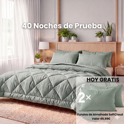 Lociena® Manta – El Edredón 2 en 1 de secado rápido que hace innecesaria la ropa de cama.